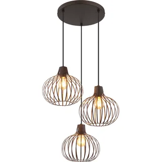 Nowa Mateo 1-flg. Ø 50 cm rund rostfarben