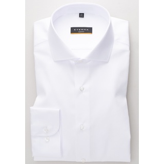 SLIM FIT Original Shirt in weiß unifarben, weiß, 45