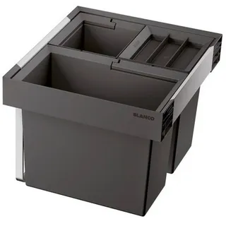 Blanco Abfallsammler, Anthrazit, Edelstahl, Kunststoff, 35 L, 45x32.5x40 cm, Küchen, Küchenausstattung, Mülleimer
