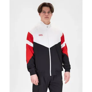 Jako Retro Freizeitjacke Herren 816 schwarz/weiß/rot XXL