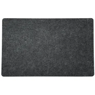 KESPER Platzset, Tischset Filz 45x30cm dunkelgrau rechteckig