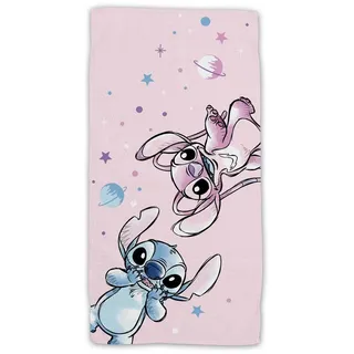 Disney Lilo & Stitch Handtuch 70 x 140 cm rosa