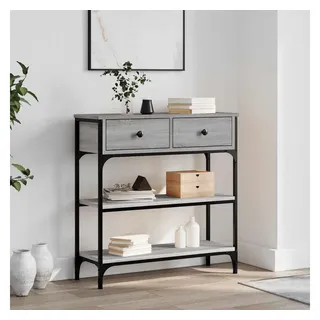 vidaXL Sonoma Konsolentisch 72,5x25x75 cm grau