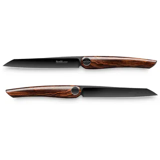Nesmuk JANUS Steakmesser, 2er-Set Wüsteneisenholz