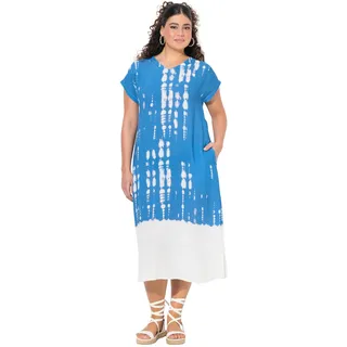 Ulla Popken Damen Midikleid - 50-54