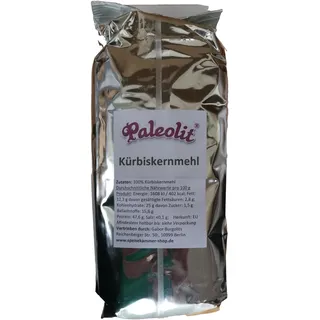 1 kg Kürbiskernmehl teilentölt glutenfrei vegan 56% Protein Mehl Lebensmittel
