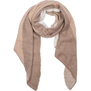 Stylebreaker Asymmetrischer Web Schal in Taupe-Braun-Beige | Gr.: onesize