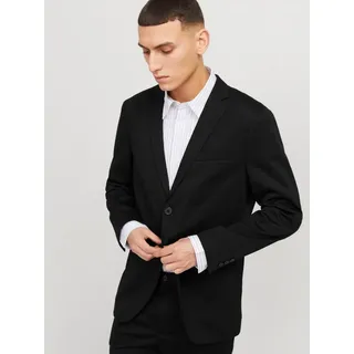 Jack & Jones Sakko JPRJAXON Jersey Blazer mit Stretch für stylischen Look meliert, modisch, slim fit, Materialmix schwarz 56
