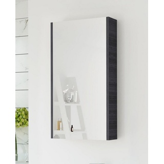 Planetmöbel Badezimmerspiegelschrank Spiegelschrank 40cm schwarz