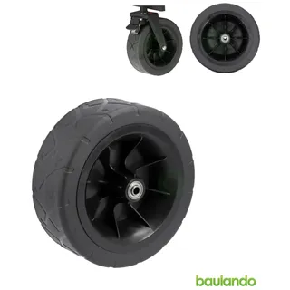 TRIZERATOP Ersatzrad für Bollerwagen 19x7 cm schwarz