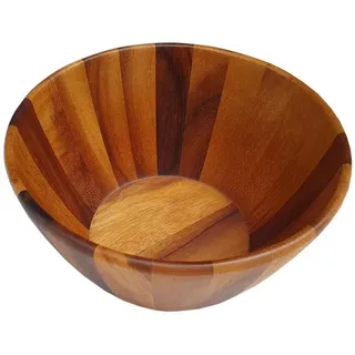 Homeware Profession. Salatschüssel, Akazie, Holz, Akazie, Schichtholz, Holz, rund, 13 cm, Lfgb, lebensmittelecht, Essen & Trinken, Geschirr, Schalen & Schüsseln, Salatschüsseln