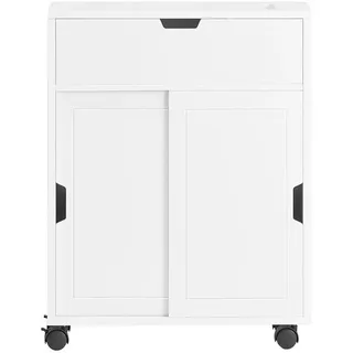 SoBuy BZR31-W Nischenregal 52 x 67 cm Weiß MDF