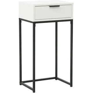 Hti-Living Cedrik Konsolentisch 40 x 28 x 76,5 cm Weiß/Schwarz