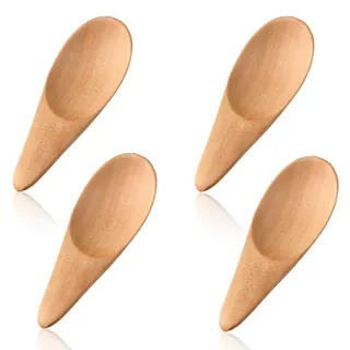 4 Stück Mini Holzlöffel 7cm Kleine Holzlöffel Salzlöffel Holz Klein Mini Gewürzlöffel Aus Holz Holzkochlöffel Kleine Für Salz Dessertlöffel Teelöffel Zuckerlöffel Marmelade Honig Kaffee
