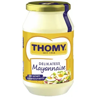 Thomy Mayonnaise Delikatess, glutenfrei, aus Freilandeiern, im Glas, 500 ml