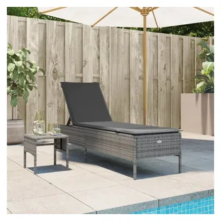 vidaXL Sonnenliege 58 x 0 x 97 cm Grau