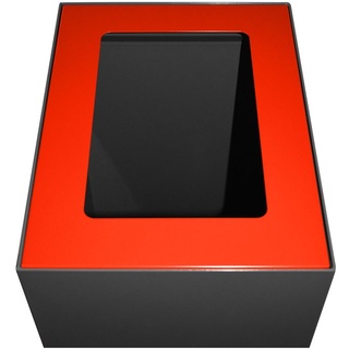 PROREGAL Deckel für modulare Abfalltrennanlage mit 60 Liter | HxBxT 2x25,5x33cm | Rot