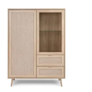 Finori Highboard Bali 101,4 x 139 x 40 cm Braun