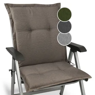 Beautissu Niederlehner Auflage 105 x 50 x 7 cm taupe 2-tlg.