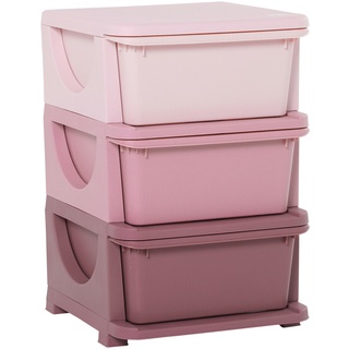 Aufbewahrungsboxen Für Spielzeug (Farbe: Rosa)