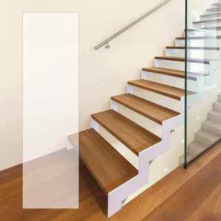 Anti-Rutsch Stufenmatte für Treppen, extrem dünn, transparent, selbstklebend, Rutschhemmung R10, 200 x 700 mm - rechteckig | 1 STK