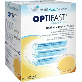 Optifast Home Drink Vanille Pulver 8 x 55 g
