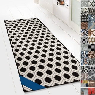 Teppich Teppichläufer mit Muster, Karat, schalldämmend 80 cm x 400 cm
