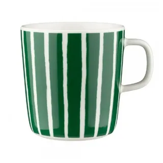 Marimekko Tasse Becher Oiva Piccolo Weiß Grün (Groß)