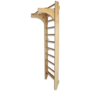 Sprossenwand Kletterwand Turnwand Klettergerüst Turngerät mit variabler Klimmzugstange 10 Sprossen bis 120Kg MS-19267