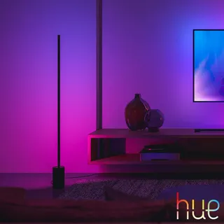 PHILIPS Hue White & color Ambiance Signe LED Stehleuchte mit Dimmer, 8719514476219,