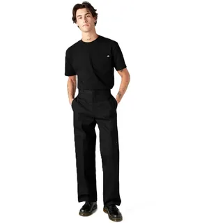 Dickies, Herren-Arbeitshose mit verstärkten Knien in lockerer Passform, Schwarz, 40W / 32L - 40W / 32L