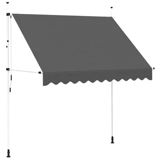 vidaXL Einziehbare Markise 250 x 300 cm anthrazit