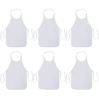 10 Stück Vlies-schürzen, √ñlabweisend, Einweg-arbeitsschürzen, Küchenschürzen, Schutzkleidung Für Den Herd-6242cm-white