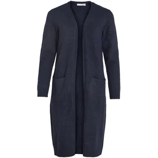 VILA VIRIL Longstrickjacke Blau M