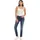 Jeans in dunklem Oxford-W26 L36