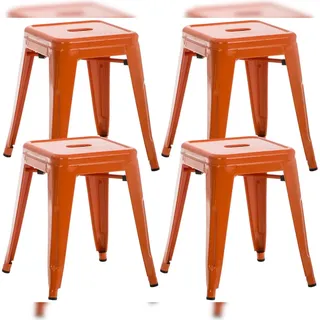 CLP Hocker Armin Metall 46 cm orange