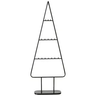 Spetebo Metall Tannenbaum Schwarz 111 cm
