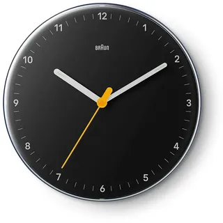 Braun Quarz-Wanduhr 23 cm BC 26 B schwarz