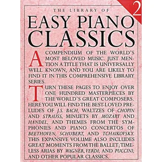 MUSIC SALES Library Of Easy Piano Classics 2. Enthält CD