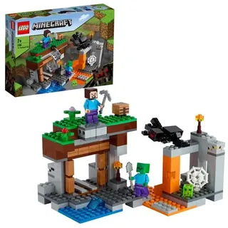 LEGO Minecraft 21166 Die verlassene Mine Set, Zombiehöhle mit Figuren