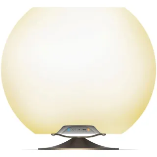 LED Tischleuchte KOODUU "Sphere" Lampen Gr. Ø 38,00 cm Höhe: 31,00 cm, weiß Tischlampen Sekt-Getränkekühler, Bluetooth Lautsprecher, koppelbar, TWS-Stereo