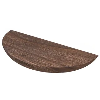 Onxyrbyte Halbrunde schwebende Regale,wandregal halbrund aus massivholz,Deko Wandbrett,Rustikale Schwebende Lagerregale Im Bauernhausstil,Platz sparen,Frei kombinierbar,für Wanddekor Fotorahmenhalter