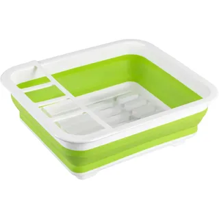 Wenko Gaia Abtropfgestell 36,5 x 13 x 31 cm Grün/Weiß