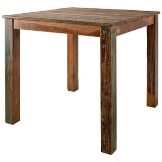 MASSIVMOEBEL24.DE Altholz 80 x 76 x 80 cm mehrfarbig