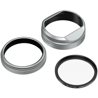 SmallRig 5851 Gegenlichtblende / UV Filterset für Fuji X100 (V-VI) silber
