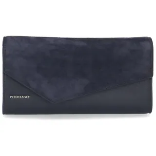 Peter Kaiser Clutch Veloursleder Dunkelblau