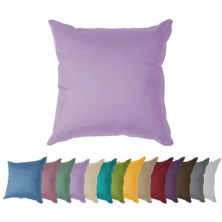 chilly pilley® Dekokissen für Garten & Zuhause – Weiche Zierkissen in vielen Farben & Größen, Einzeln oder im Set erhältlich, Strapazierfähig & Pflegeleicht 45x45 Lila