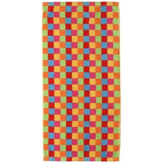 CAWÖ Life Style Karo 7047 Handtuch 70 x 140 cm  mehrfarbig