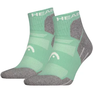 Head HIKING ALL CLIMATES QUARTER Sneakersocken 2er Pack Grün 39-42