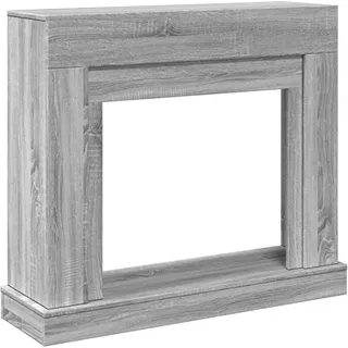 Kaminumrandung Grau Sonoma 100x30x87,5 cm Holzwerkstoff Vidaxl